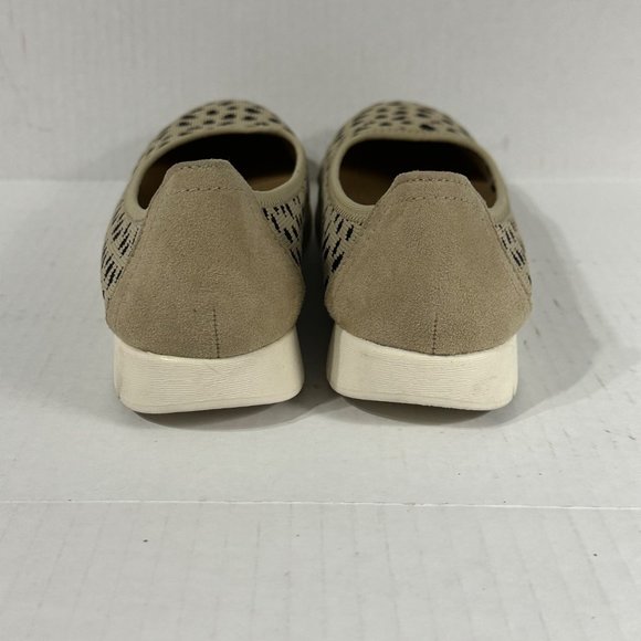 Seychelles slip resistant knit leopard print women’s size 7.5 slip on flat shoes - Picture 4 of 8